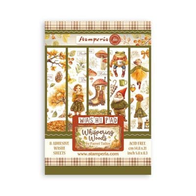 Stamperia A5 Washi Pad - Whispering Woods