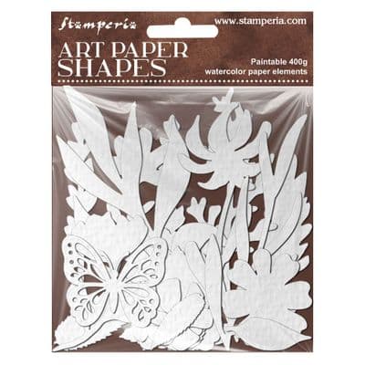 Stamperia Art Paper  Shapes - Flowers and Poems