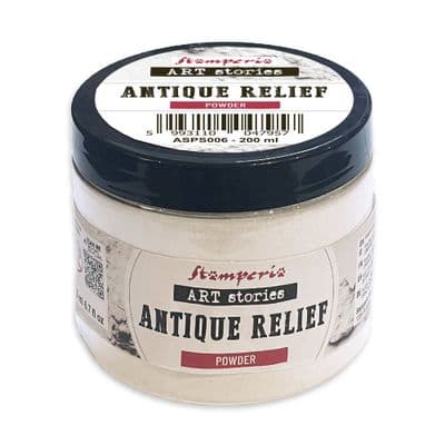Stamperia Art Stories Texture Paste Antique Relief Powder