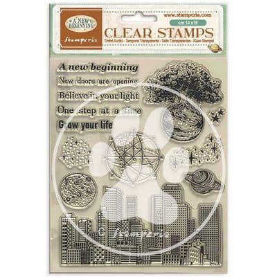 Stamperia Clear Stamp Set - A New Beginning