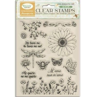 Stamperia Clear Stamp Set - Daisy Art