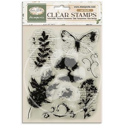 Stamperia Clear Stamp Set - Flowers and Poems