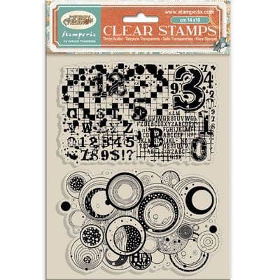 Stamperia Clear Stamp Set - Furry Friends Patterns