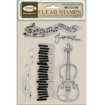Stamperia Clear Stamp Set - Music Violin
