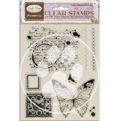 Stamperia Clear Stamp Set - Quiet Days Butterfly