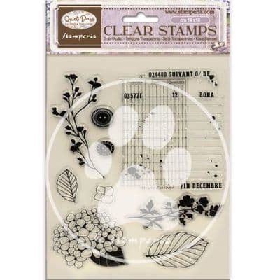 Stamperia Clear Stamp Set - Quiet Days Hydrangea