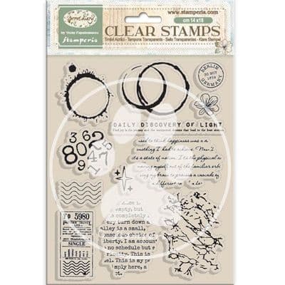 Stamperia Clear Stamp Set - Secret Diary