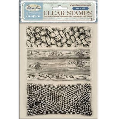 Stamperia Clear Stamp Set - Silent Sea Textures