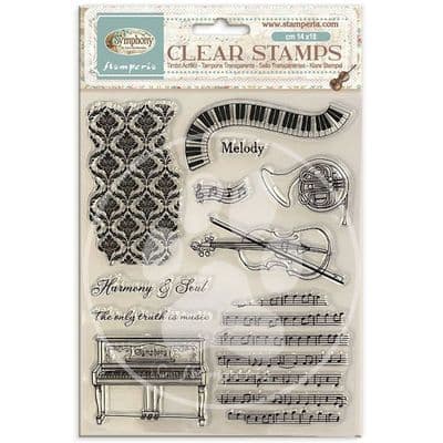 Stamperia Clear Stamp Set - Symphony
