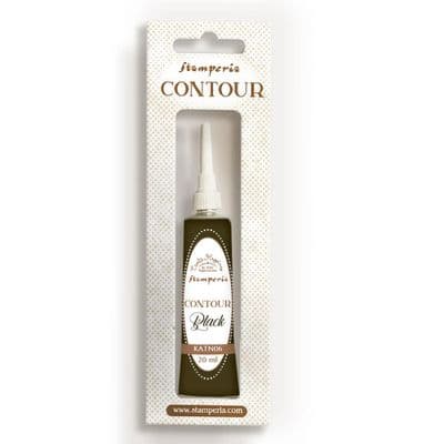 Stamperia Contour Liner - Black