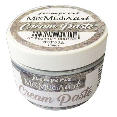 Stamperia Cream Paste - Metallic Silver