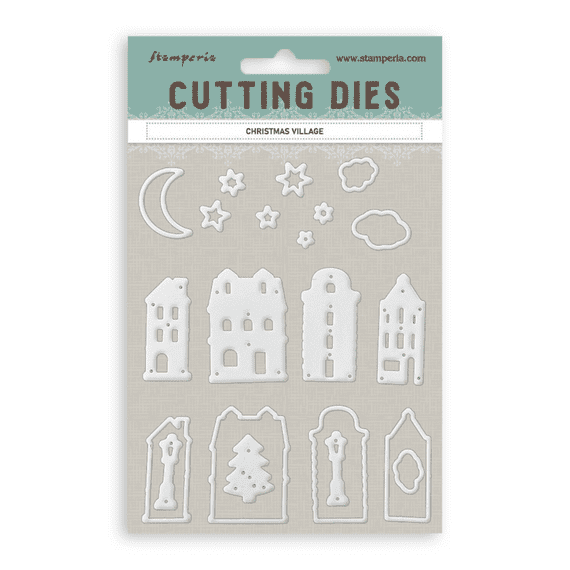 Stamperia Cutting Die Set - Christmas Village