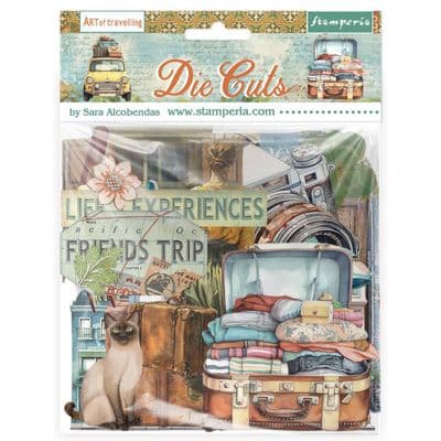 Stamperia Die-Cuts - Art of Travelling