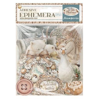 Stamperia Ephemera - White Christmas