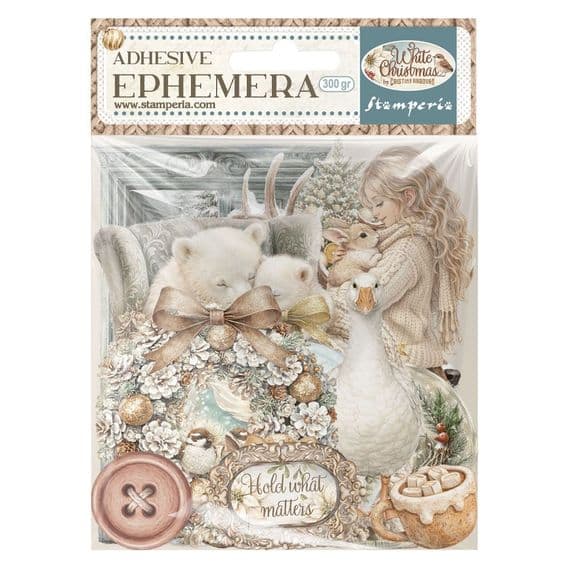 Stamperia Ephemera - White Christmas