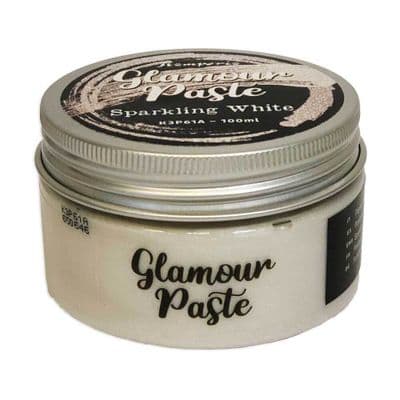 Stamperia Glamour Paste - Sparkling White