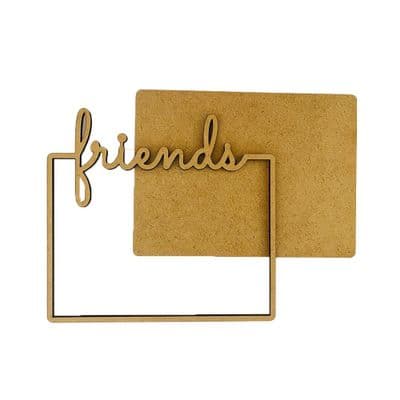 Stamperia MDF Crafty Shapes - Furry Friends Friends Plate