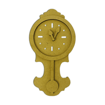 Stamperia MDF Crafty Shapes - Gardens of Time Pendulum Clock