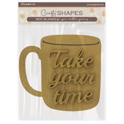 Stamperia MDF Crafty Shapes - Whispering Woods Cup