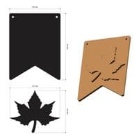 Stamperia MDF Crafty Shapes - Whispering Woods Leaf