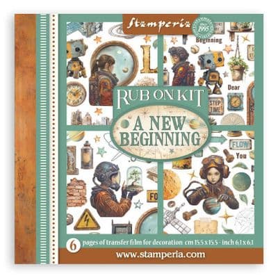 Stamperia Rub-On Kit - A New Beginning