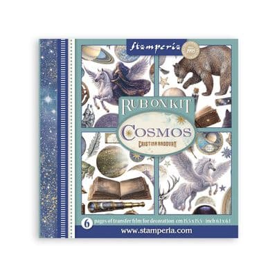 Stamperia Rub-On Kit - Cosmos
