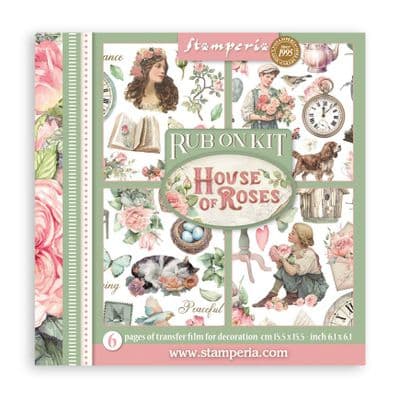 Stamperia Rub-On Kit - House of Roses