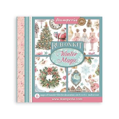 Stamperia Rub-On Kit - Winter Magic