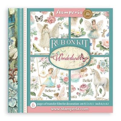 Stamperia Rub-On Kit - Wonderland