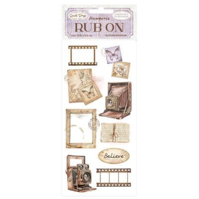 Stamperia Rub-On - Quiet Days Vintage Photography