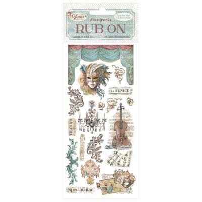 Stamperia Rub-On - Venice City of Art Masks