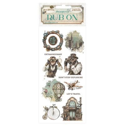 Stamperia Rub-On - Voyages Fantastiques Mechanical Wonders