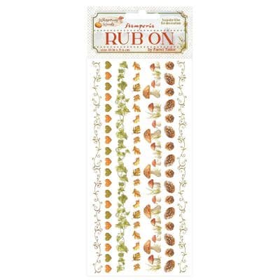 Stamperia Rub-On - Whispering Woods Stripes