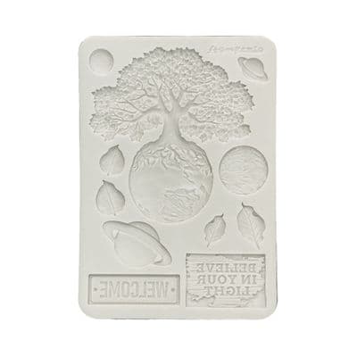 Stamperia Silicone Mould A5 - A New Beginning Planets