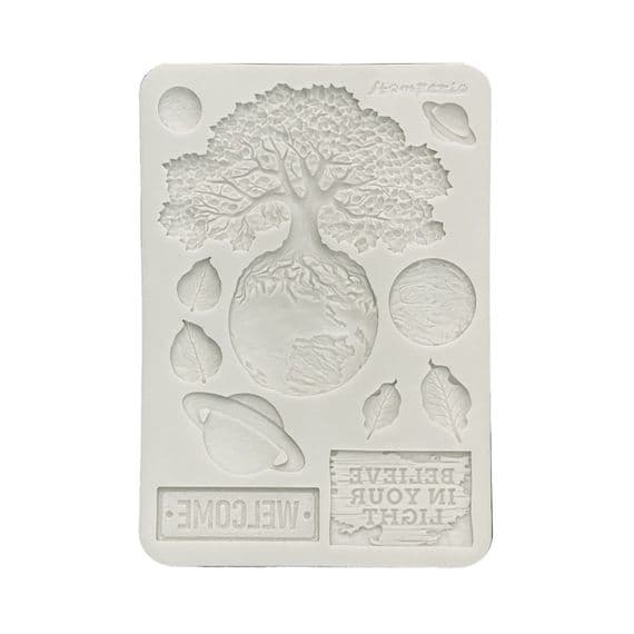 Stamperia Silicone Mould A5 - A New Beginning Planets
