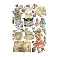 Stamperia Silicone Mould A5 - Alice in Christmas