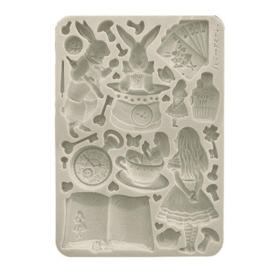 Stamperia Silicone Mould A5 - Alice in Christmas