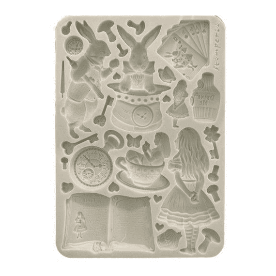 Stamperia Silicone Mould A5 - Alice in Christmas