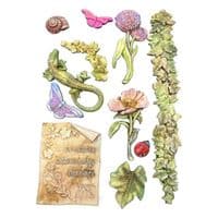 Stamperia Silicone Mould A5 - All Around Flowers and Petals