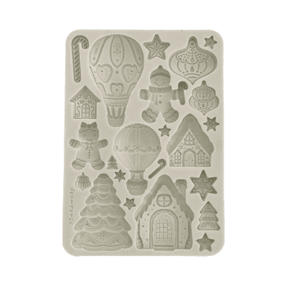 Stamperia Silicone Mould A5 - Candy Christmas Gingerbreads