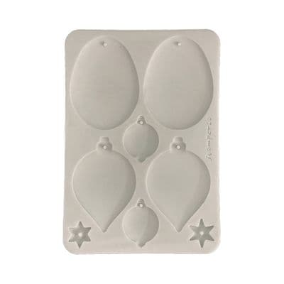 Stamperia Silicone Mould A5 - Christmas Balls