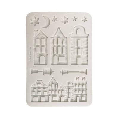 Stamperia Silicone Mould A5 - Christmas Village