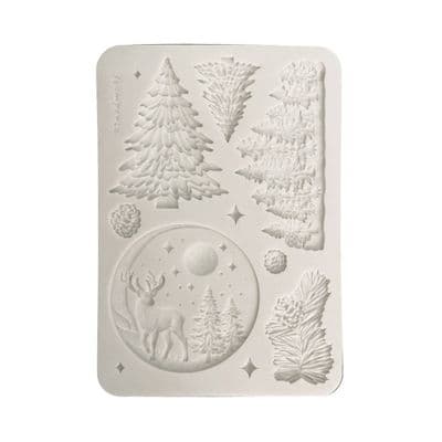Stamperia Silicone Mould A5 - Christmas Winter Landscape