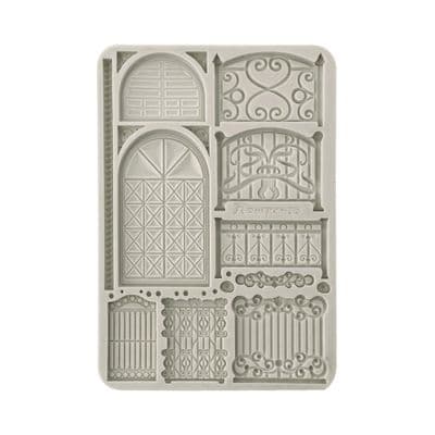 Stamperia Silicone Mould A5 - Fence and Door