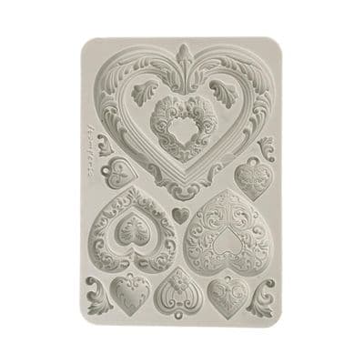 Stamperia Silicone Mould A5 - Hearts