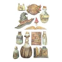 Stamperia Silicone Mould A5 - Herbarium Silvae Alchemy