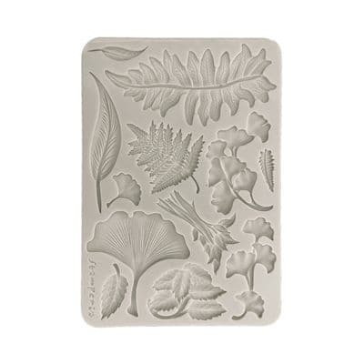 Stamperia Silicone Mould A5 - Herbarium Silvae Botanical Leaf