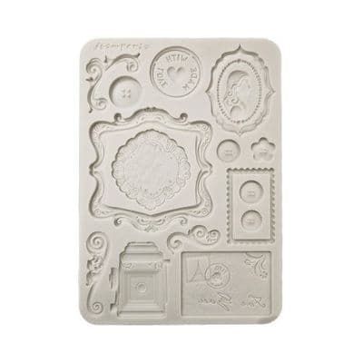 Stamperia Silicone Mould A5 - Quiet Days Plates