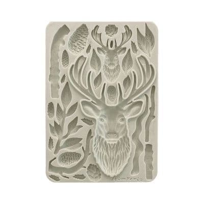 Stamperia Silicone Mould A5 - The Owl’s House Deer