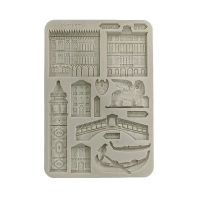 Stamperia Silicone Mould A5 - Venice City of Art Monuments